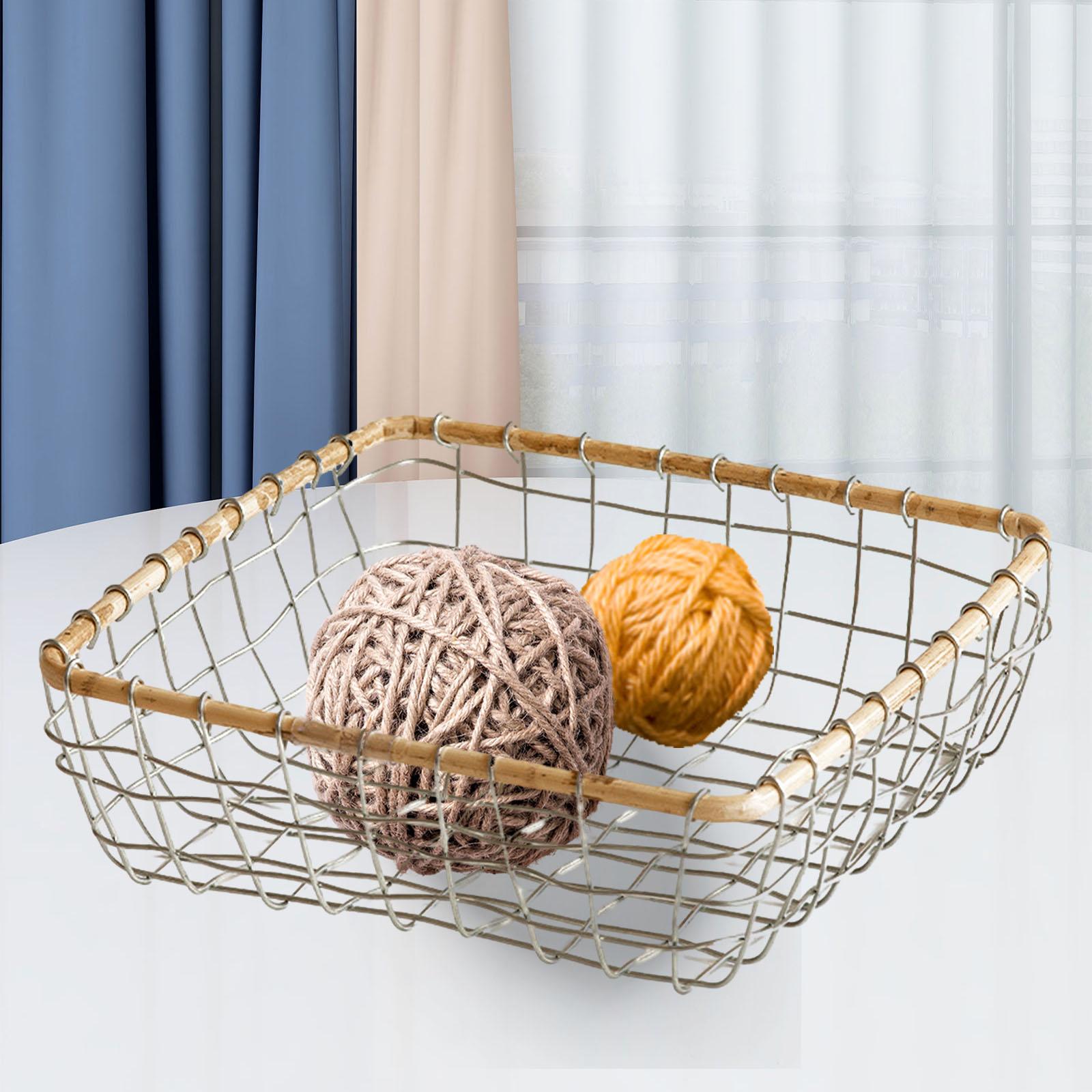 Fruit Basket Wire Basket Desk  - Compost Bin Countertop 评论和价格