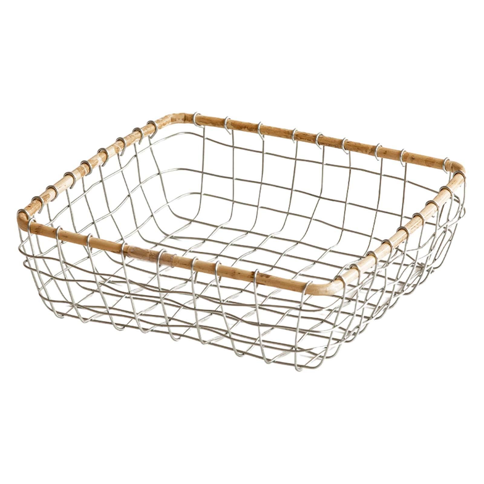 Fruit Basket Wire Basket Desk  - Compost Bin Countertop 评论和价格