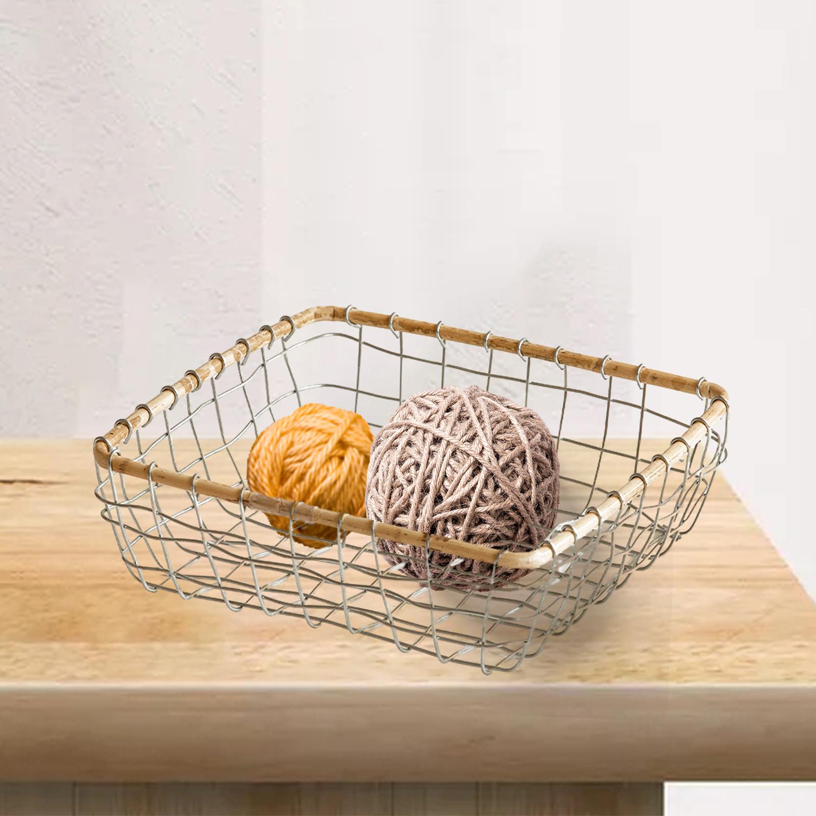 Fruit Basket Wire Basket Desk  - Compost Bin Countertop 评论和价格