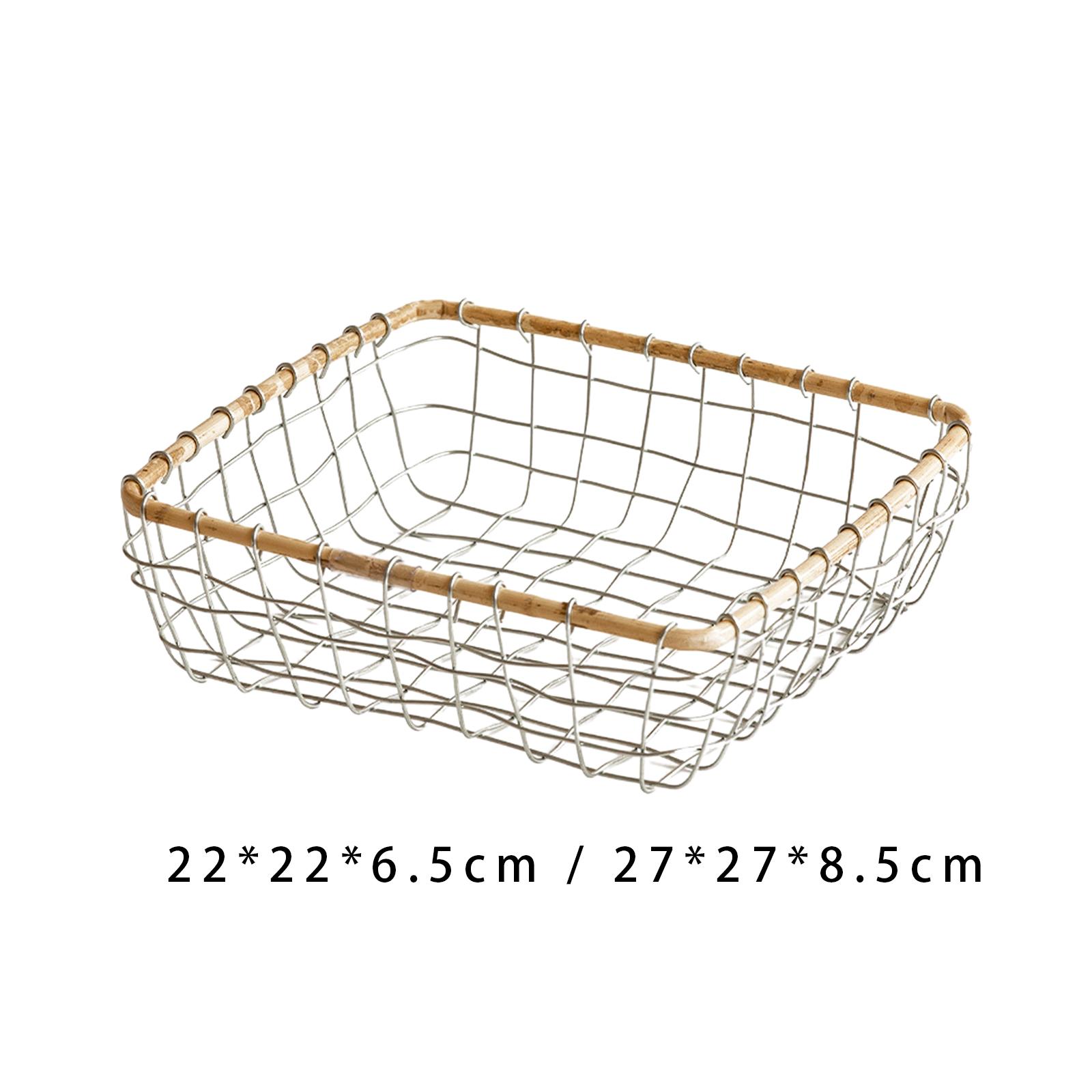 Fruit Basket Wire Basket Desk  - Compost Bin Countertop 评论和价格
