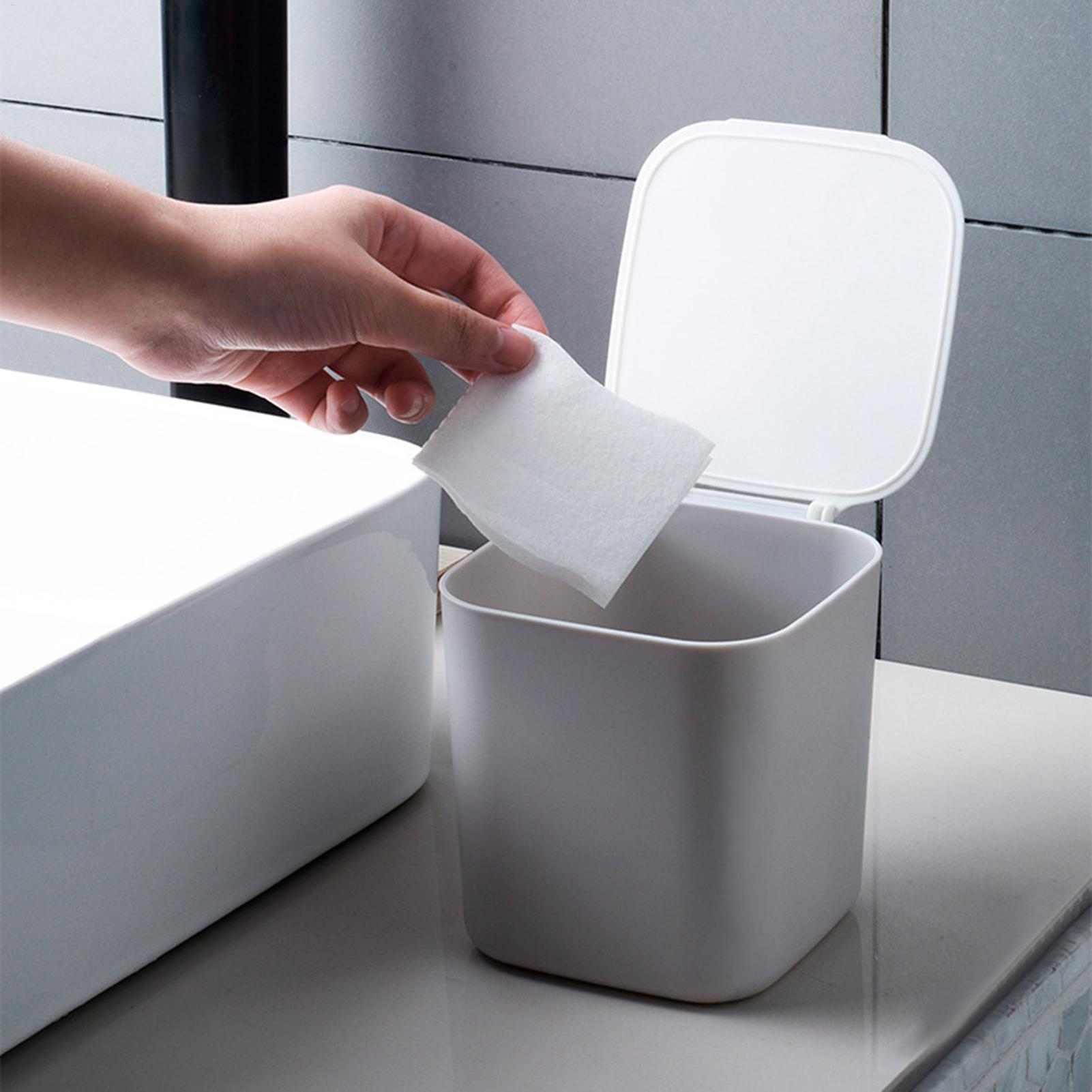 Mini Trash Can with Lid Small  - Compost Bin Countertop 评论和价格