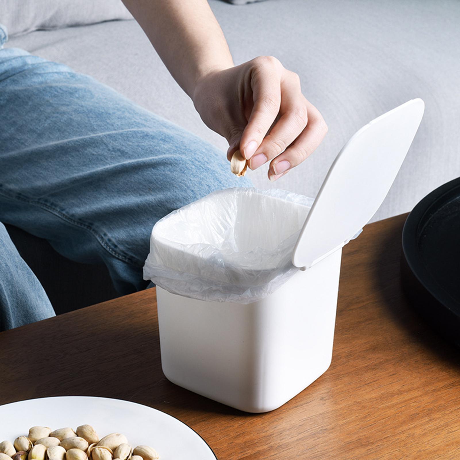 Mini Trash Can with Lid Small  - Compost Bin Countertop 评论和价格